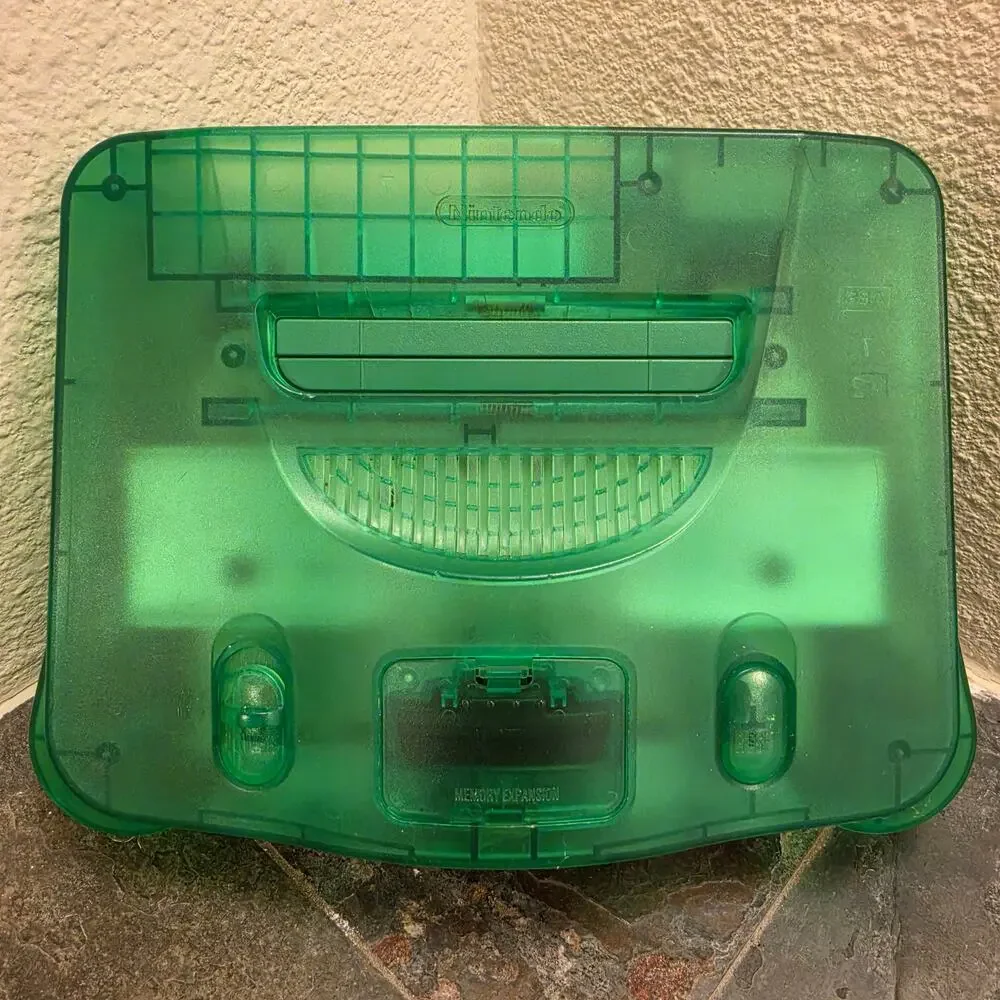 Hardware - N64 System, Jungle Green w/ 1 Gamepad - Nintendo64 - Funtastic